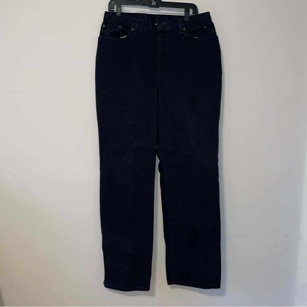 Jeanology Black Straight Leg Jeans Size 14T